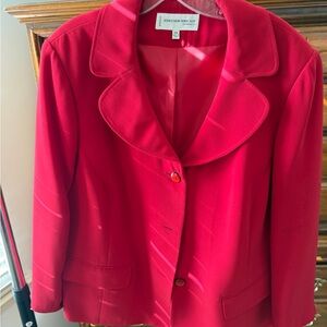 Jones New York Vibrant Red Women's Blazer
